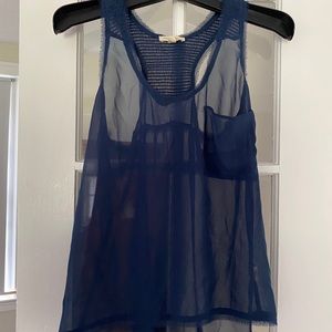 Silence + Noise Sheer Blouse